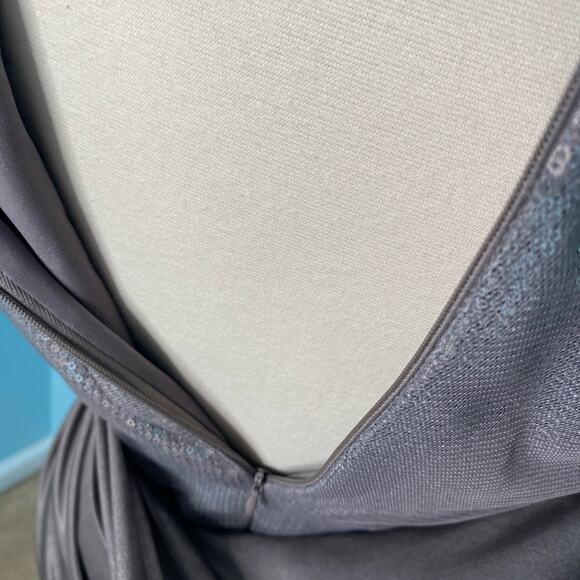 Adrianna Papell Evening Gown Elegant Dress Y31 - Picture 7 of 16